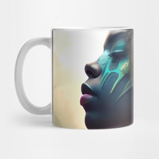 Abstract Rastafari Princess Mug